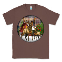 Chestnut elk buck deer christmas Classic Tee - LillyAllenDesigns