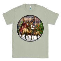 Matcha elk buck deer christmas Classic Tee - LillyAllenDesigns