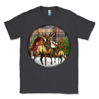 Smoke elk buck deer christmas Classic Tee - LillyAllenDesigns