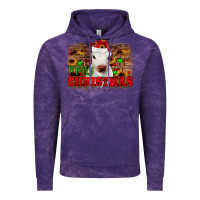Cloud Purple merry christmas Vintage Hoodie - JahusDesignShop