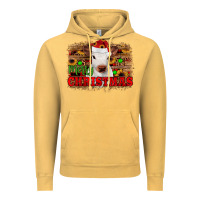 Vintage Mustard merry christmas Vintage Hoodie - JahusDesignShop