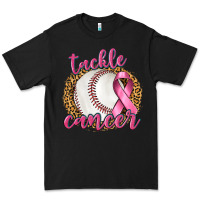Black Tackle Cancer Baseball Premium Tee - texasbilliewilder