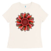 Bone valentine's day sunflower Ladies Tee - RanaPortraitStore