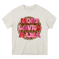 Cream most loved mama Heavy Core Tee - texasbilliewilder