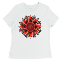 White valentine's day sunflower Ladies Tee - RanaPortraitStore