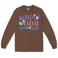 Chestnut world's cutest alarm clock Long Sleeve Tee - MaliasSmallBusiness
