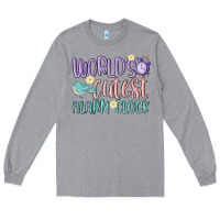 Heather Grey world's cutest alarm clock Long Sleeve Tee - MaliasSmallBusiness