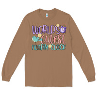 Toasted Coconut world's cutest alarm clock Long Sleeve Tee - MaliasSmallBusiness