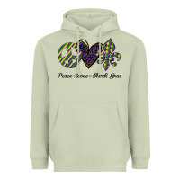 Matcha mardi gras love peace Heavyweight Hoodie - Bettercallsaul