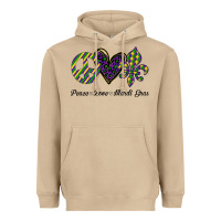 Mushroom mardi gras love peace Heavyweight Hoodie - Bettercallsaul