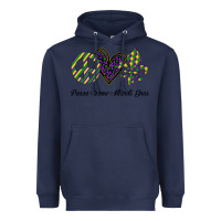 Navy mardi gras love peace Heavyweight Hoodie - Bettercallsaul