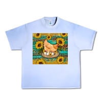 Grape Ice western farm chicken coop animals sunflowers leopard turquoise wooden Urban Heavy Tee - Artiststas