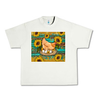 Pistachio western farm chicken coop animals sunflowers leopard turquoise wooden Urban Heavy Tee - Artiststas