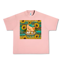 Salmon western farm chicken coop animals sunflowers leopard turquoise wooden Urban Heavy Tee - Artiststas