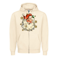 Sandshell Christmas Santa Zipper Hoodie - MaliasSmallBusiness