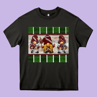 Football Gnomes Heavy Core Tee Designed By Barkaloodesign