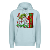 Blue Mist Christmas Character Nurse Premium Hoodie - NancyCooperArtShop