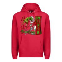 Cardinal Christmas Character Nurse Premium Hoodie - NancyCooperArtShop