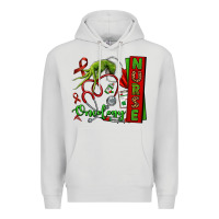 Dove Grey Christmas Character Nurse Premium Hoodie - NancyCooperArtShop