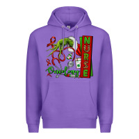 Purple Christmas Character Nurse Premium Hoodie - NancyCooperArtShop
