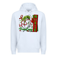 White Christmas Character Nurse Premium Hoodie - NancyCooperArtShop