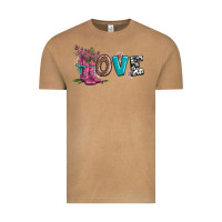 Vintage Camel valentines day love and boots Vintage Tee - AdoDesignShop