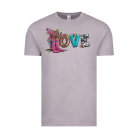 Vintage Zinc valentines day love and boots Vintage Tee - AdoDesignShop