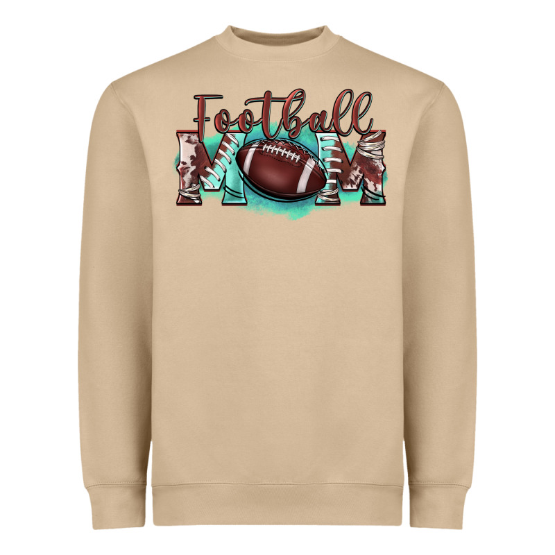 Football Mom Heavyweight Sweatshirt by BarkalooDesign | Teevron