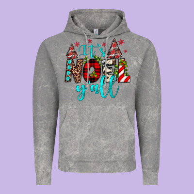 It's Noel Y'all Vintage Hoodie Designed By Jahusdesignshop