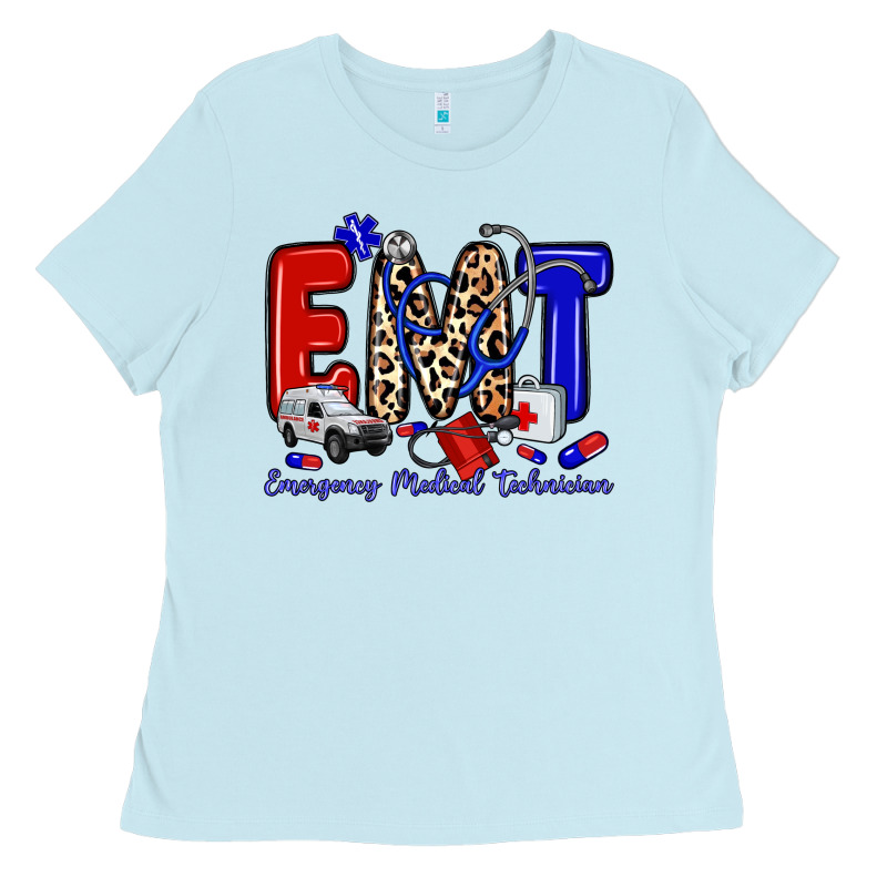 Emt Emergency Medical Technician Ladies Tee by Zillion Design Studio | Teevron