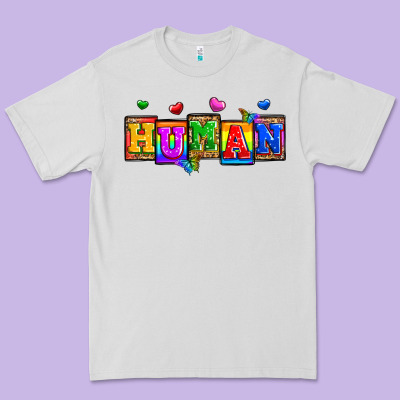 Pride Human Premium Tee Designed By Zillion Design Studio