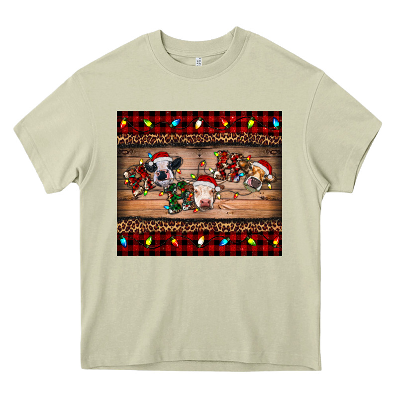 Hohoho Christmas Cows Heavy Core Tee by RanaPortraitStore | Teevron