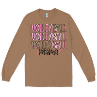 Toasted Coconut volleyball mama Long Sleeve Tee - MaliasSmallBusiness
