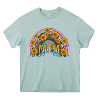 Arona mom with sunflower rainbow mothers day Heavy Core Tee - texasbilliewilder