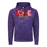 Cloud Purple valentines day love sunflowers Vintage Hoodie - RanaPortraitStore
