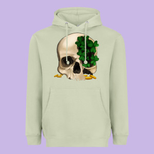 St Patrick's  Skeleton Heavyweight Hoodie Designed By Bettercallsaul