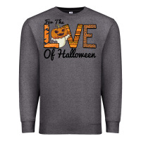 Charcoal Heather For the Love of Halloween Premium Sweatshirt - Bettercallsaul