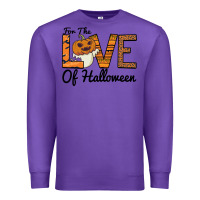 Purple For the Love of Halloween Premium Sweatshirt - Bettercallsaul