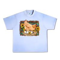 Grape Ice western farm chicken coop animals eggs sunflowers leopard serape woode Urban Heavy Tee - Artiststas
