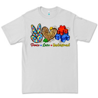 Dove Grey peace love understand Premium Tee - Zillion Design Studio