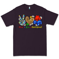 Plum peace love understand Premium Tee - Zillion Design Studio