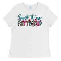 White suck it up buttercup Ladies Tee - Zillion Design Studio