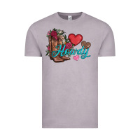 Vintage Zinc valentines day howdy and boots Vintage Tee - AdoDesignShop