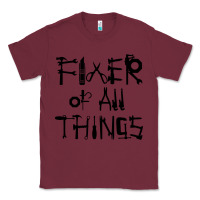 Burgundy Fixer Of All Things Classic Tee - LillyAllenDesigns
