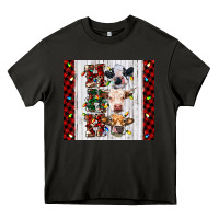 Asphalt ho ho ho christmas cow Heavy Core Tee - RanaPortraitStore