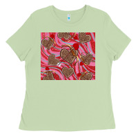 Matcha valentine's day hearts bow and arrow Ladies Tee - RanaPortraitStore