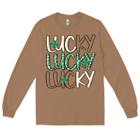 Toasted Coconut lucky Long Sleeve Tee - MaliasSmallBusiness