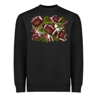 Black football background Heavyweight Sweatshirt - BarkalooDesign