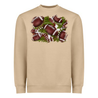 Mushroom football background Heavyweight Sweatshirt - BarkalooDesign