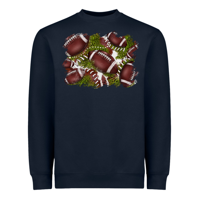 Football Background Heavyweight Sweatshirt by BarkalooDesign | Teevron